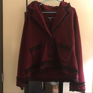 Chanel-inspired Karl Lagerfield sweater blazer